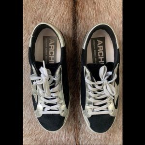 Black/Silver Golden Goose Superstar Archive